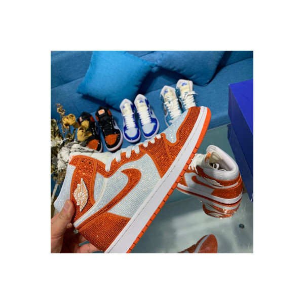 Nike, Air Jordan, Women's Sneaker, Orange