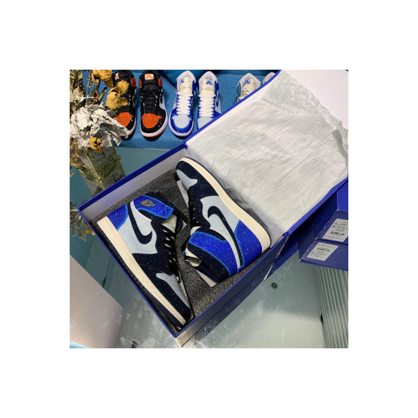 Nike, Air Jordan, Women's Sneaker, Blue