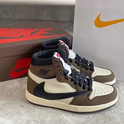 Nike, Travis Scott x Air Jordan, Men's Sneaker, Brown