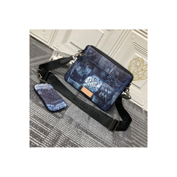 Louis Vuitton, Meesenger, Unisex Bag, Navy