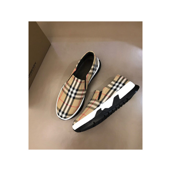 Burberry, Men's Sneaker, Brown
