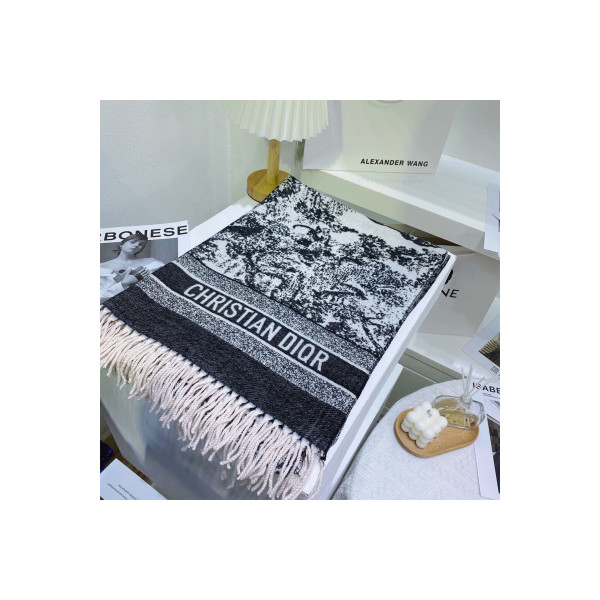 Christian Dior, Women's Scarve, Black