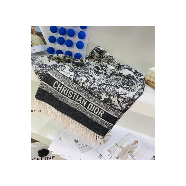 Christian Dior, Women's Scarve, Black