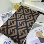 Fendi, Women's Scarve, Brown
