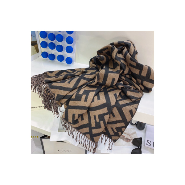 Fendi, Women's Scarve, Brown