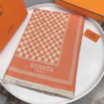 Hermes, Women's Scarve, Orange