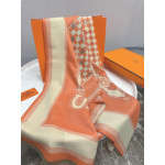 Hermes, Women's Scarve, Orange