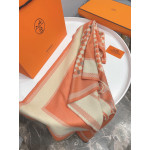 Hermes, Women's Scarve, Orange