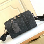 Louis Vuitton, Keepall, Men's Bag, Monogram Eclipse, Black