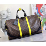 Louis Vuitton, Keepall, Unisex Bag, Brown