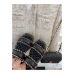 Chanel, Women's Sandal, Black