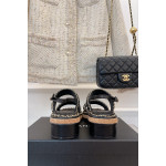 Chanel, Women's Sandal, Black