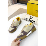Fendi, Men's Sneaker, Brown
