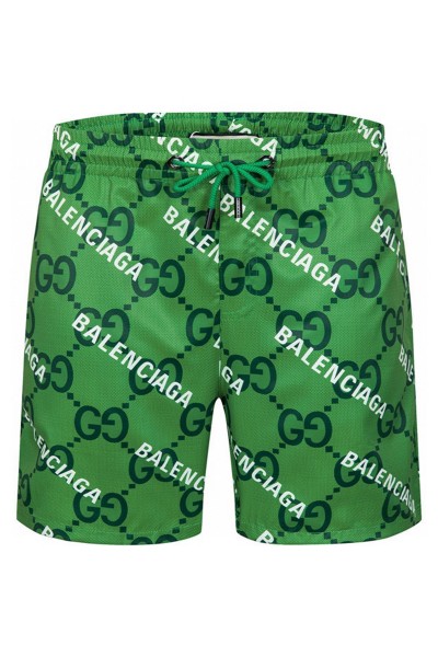 Gucci x Balenciaga, Men's Swimwear, Green