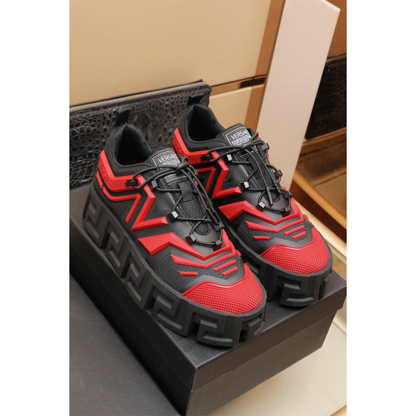 Versace, Heren Sneakers, Rood