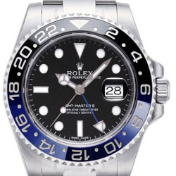 Rolex GMT-Master II SS Blue/Black Ceramic Bezel 40 MM