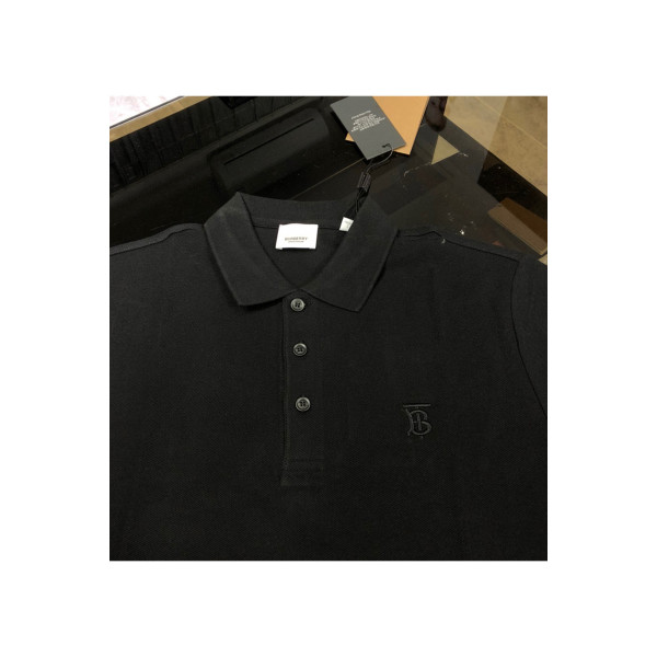 Burberry, Men's Polo, Black