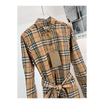 Burberry, Women's Dress, Camel