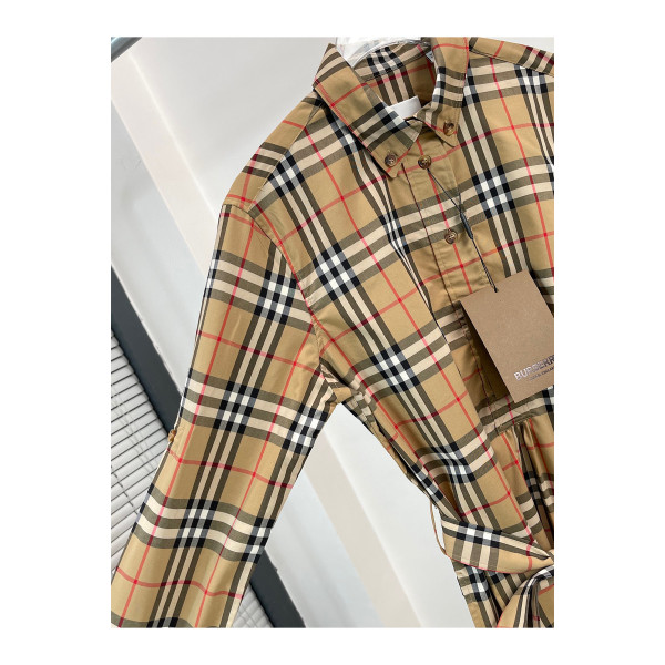 Burberry, Women's Dress, Camel