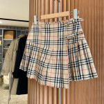 Burberry, Women's Skirt, Camel