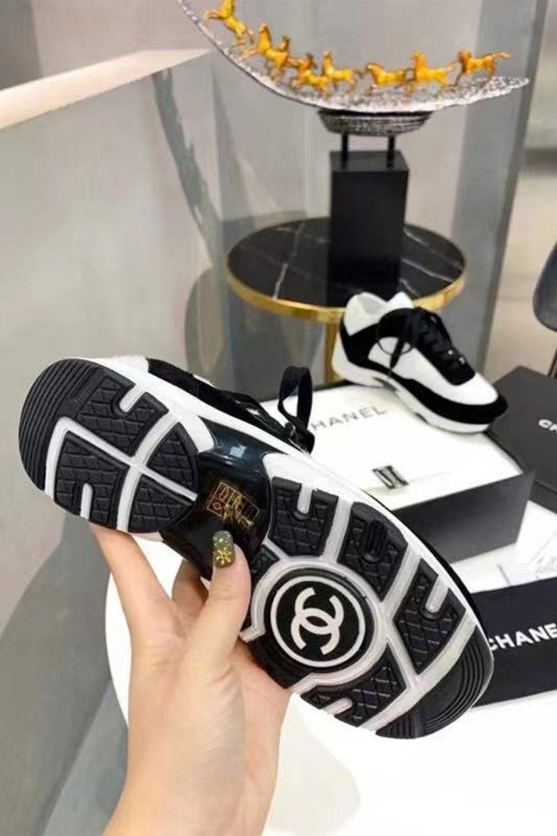Chanel, Women's Sneaker, Black