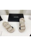 Chanel, Women's Sandal, Creme