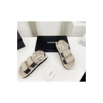 Chanel, Women's Sandal, Creme