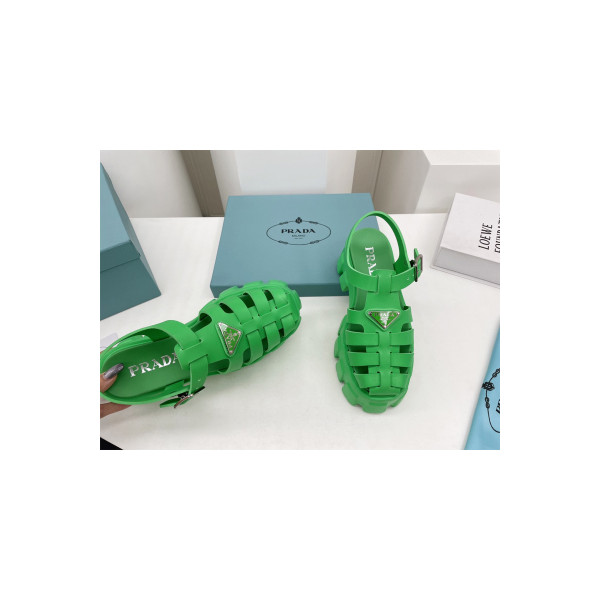 Prada, Women's Sandal, Green