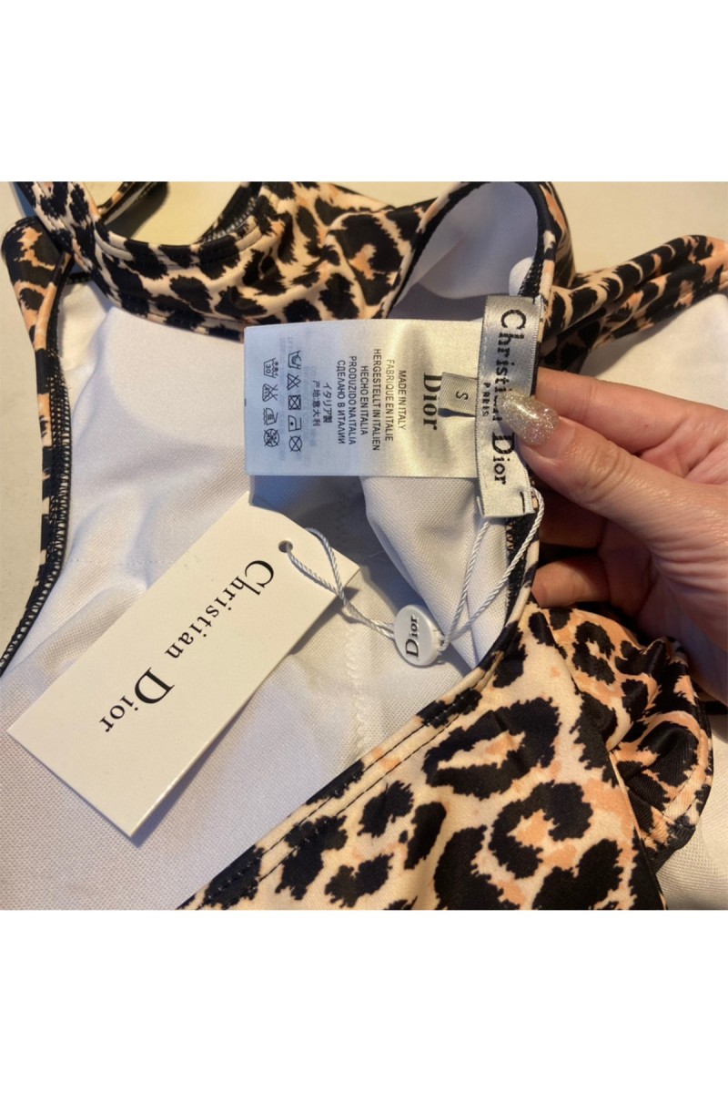 Christian Dior, Women's Swimsuit, Leopard