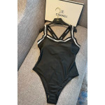 Chanel, Women's Swimsuit, Black