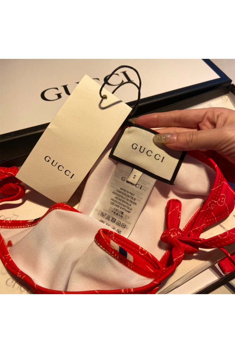 Gucci, Women's Bikini, Red
