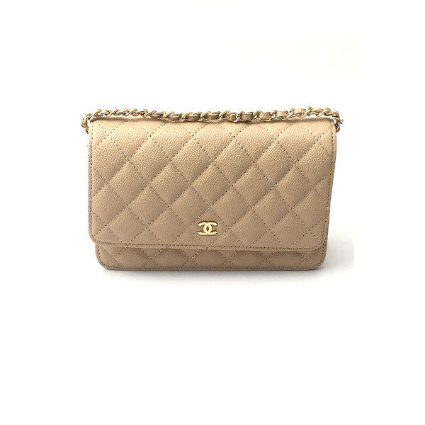 Chanel, Dames Schoudertas, Beige