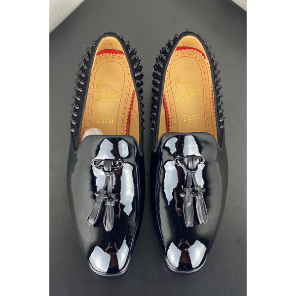 Christian Louboutin, Men's Loafer, Black
