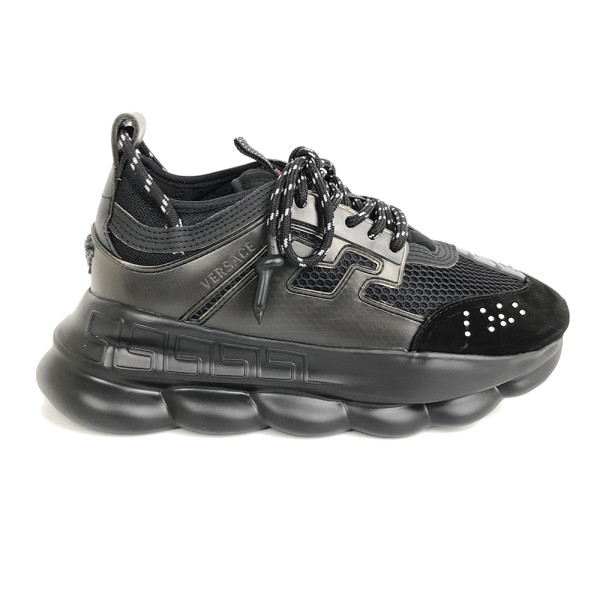 Versace, Chain Reaction, Women's Senaker, Black