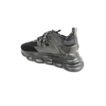 Versace, Chain Reaction, Women's Senaker, Black