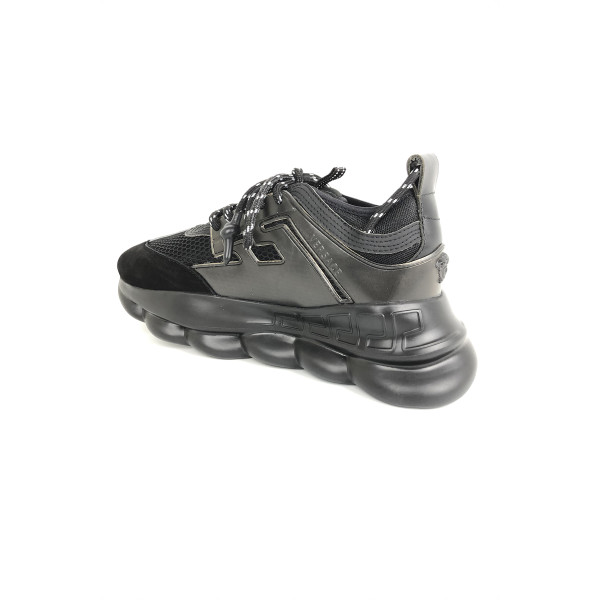Versace, Chain Reaction, Women's Senaker, Black