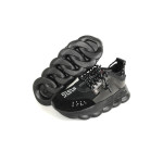 Versace, Chain Reaction, Women's Senaker, Black