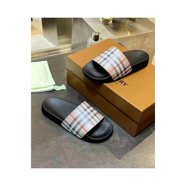 Burberry, Men's Slipper, Beige