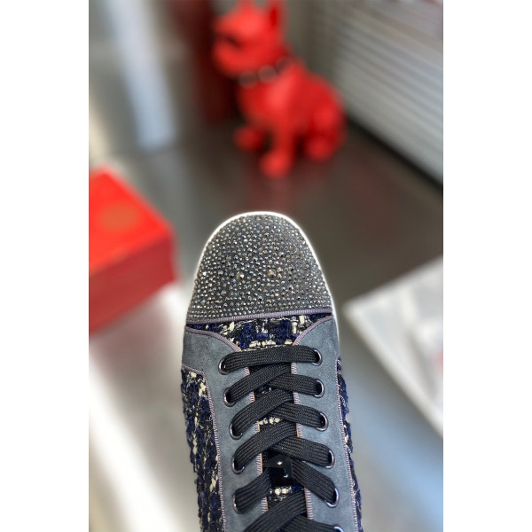Christian Louboutin, Men's Sneaker, Grey