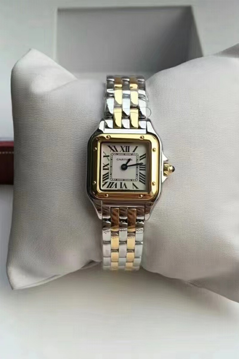Cartier, Panthere, Women's Watch, Silver and Gold