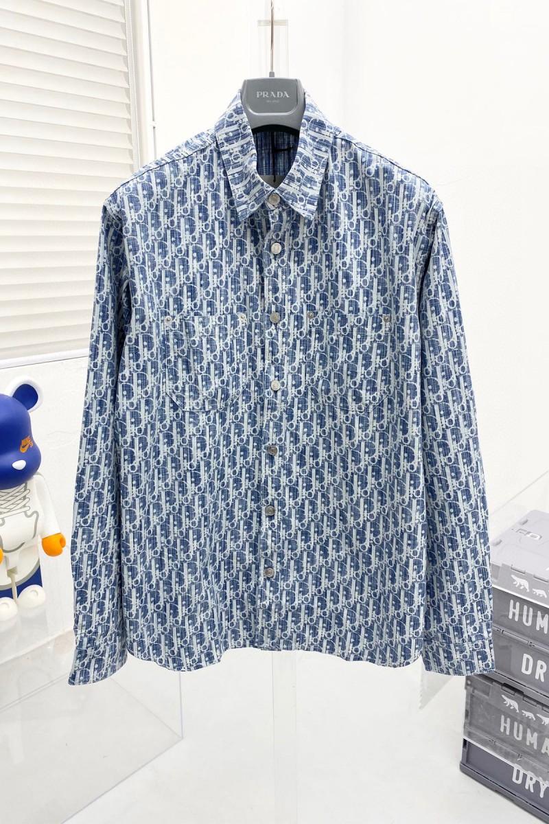 Christian Dior, Men's Shirt, Blue