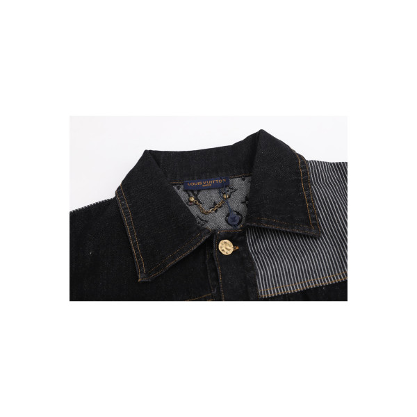 Louis Vuitton, Men's Denim Jacket, Black