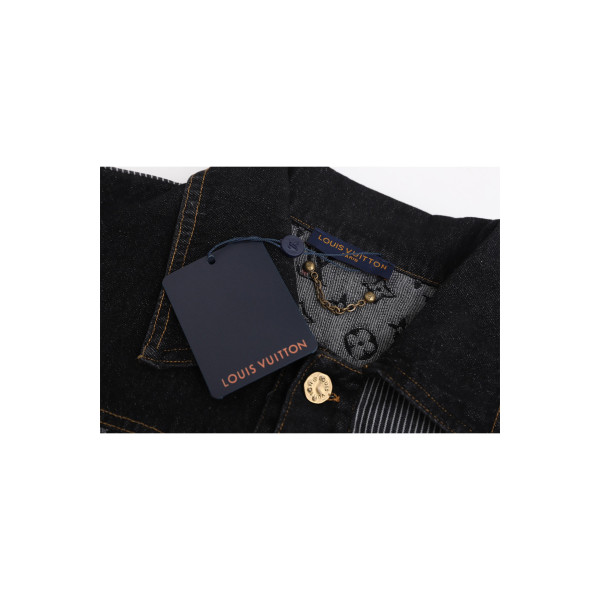 Louis Vuitton, Men's Denim Jacket, Black