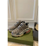 Balenciaga x Gucci, Triple S, Women's Sneaker, Brown