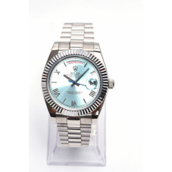 Rolex, Men's Watch, Day-Date, Silver, 42MM