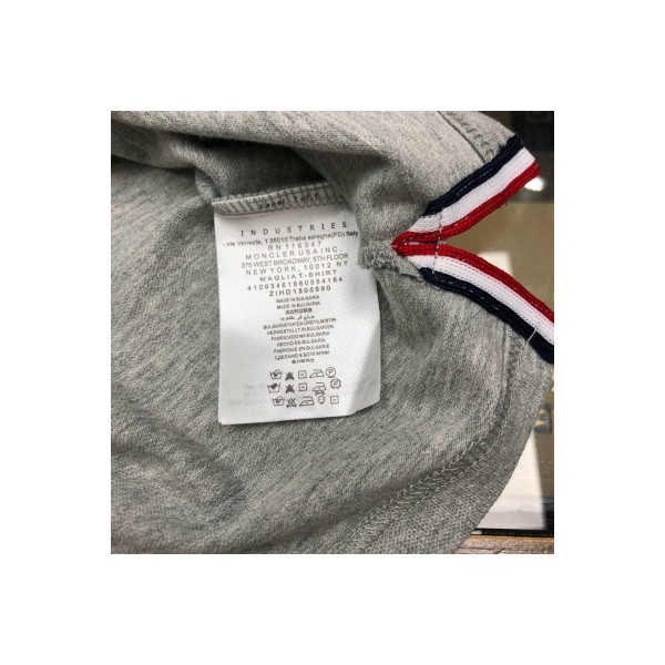 Moncler, Men's Polo, Grey