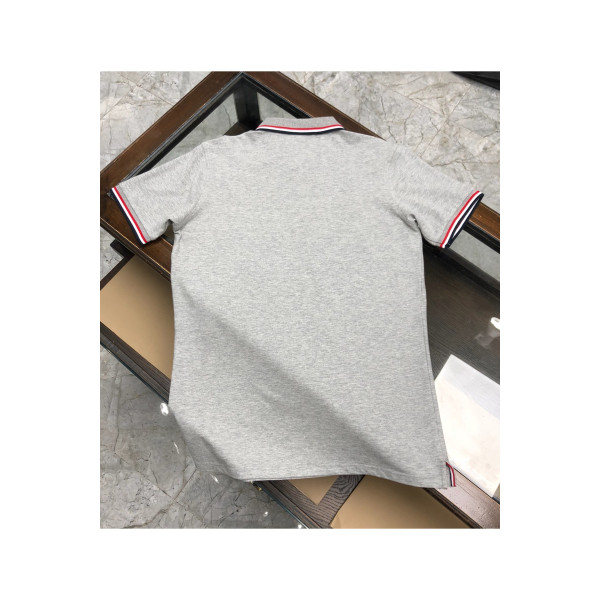Moncler, Men's Polo, Grey
