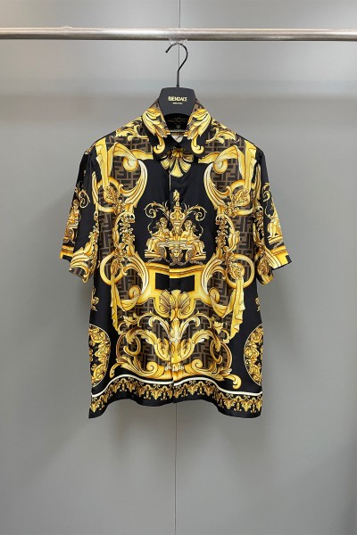 Versace, Men's Shirt, Black