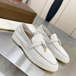 Loro Piana, Women's Loafer, White