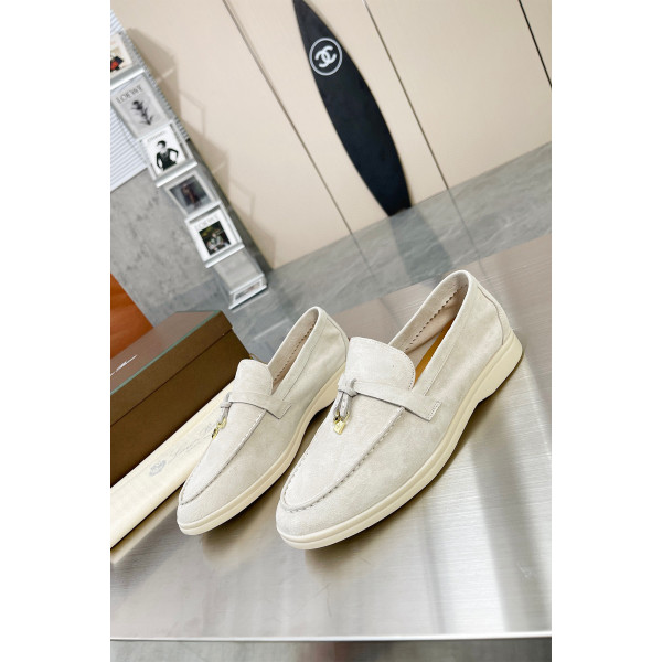 Loro Piana, Women's Loafer, White